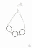 Dress The Part - Silver Bracelet - Paparazzi Accessories Bracelet Bedazzle Me Pretty Mobile Fashion Boutique