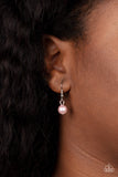 Drip Drop Dazzle - Pink Necklace - Paparazzi Accessories Necklace Bedazzle Me Pretty Mobile Fashion Boutique