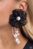Dripping In Decadence - Gold Post Earrings - Paparazzi Accessories Post Earrings Bedazzle Me Pretty Mobile Fashion Boutique