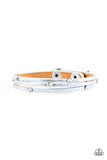 Drop A SHINE - Blue Bracelet - Paparazzi Accessories Bracelet Bedazzle Me Pretty Mobile Fashion Boutique