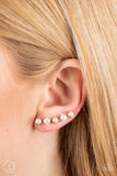 Drop-Top Attitude - Gold Post Earrings - Paparazzi Accessories Post Earrings FS-Bedazzle Me Pretty Mobile Fashion Boutique