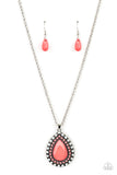 DROPLET Like Its Hot - Multi Necklace - Paparazzi Accessories Necklace Bedazzle Me Pretty Mobile Fashion Boutique