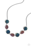 Druzy Demand - Multi Necklace - Paparazzi Accessories Necklace Bedazzle Me Pretty Mobile Fashion Boutique