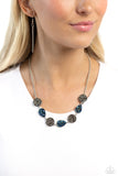 Druzy Demand - Silver Necklace - Paparazzi Accessories Necklace Bedazzle Me Pretty Mobile Fashion Boutique
