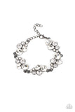 Duchess Dowry - Black Bracelet - Paparazzi Accessories Bracelet Bedazzle Me Pretty Mobile Fashion Boutique
