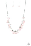 Duchess Royale - Pink Necklace - Paparazzi Accessories Necklace Bedazzle Me Pretty Mobile Fashion Boutique