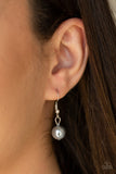 Duchess Royale - Silver Necklace - Paparazzi Accessories Necklace Bedazzle Me Pretty Mobile Fashion Boutique