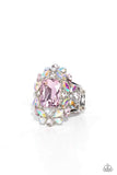 Dynamic Diadem - Pink Ring - Paparazzi Accessories Ring Bedazzle Me Pretty Mobile Fashion Boutique
