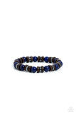 Earthy Empath - Blue Bracelet - Paparazzi Accessories Bracelet Bedazzle Me Pretty Mobile Fashion Boutique