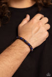 Earthy Empath - Blue Bracelet - Paparazzi Accessories Bracelet Bedazzle Me Pretty Mobile Fashion Boutique