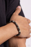 Earthy Empath - Green Bracelet - Paparazzi Accessories Bracelet Bedazzle Me Pretty Mobile Fashion Boutique
