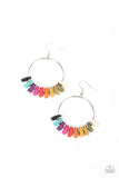 Earthy Ensemble - Multi Earrings - Paparazzi Accessories Earrings Bedazzle Me Pretty Mobile Fashion Boutique