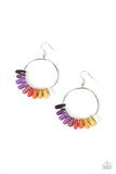 Earthy Ensemble - Multi Earrings - Paparazzi Accessories Earrings Bedazzle Me Pretty Mobile Fashion Boutique