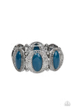 Eastern Escapade - Blue Bracelet - Paparazzi Accessories Bracelet Bedazzle Me Pretty Mobile Fashion Boutique