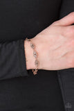 Easy Daisy - Copper Bracelet - Paparazzi Accessories Bracelet Bedazzle Me Pretty Mobile Fashion Boutique
