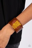 Easy Energy - Yellow Bracelet - Paparazzi Accessories Bracelet Bedazzle Me Pretty Mobile Fashion Boutique