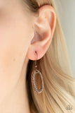Easy, TIGRESS! - Copper Necklace - Paparazzi Accessories Necklace Bedazzle Me Pretty Mobile Fashion Boutique