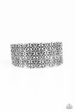 Eat Your Heart Out - Silver Bracelet - Paparazzi Accessories Bracelet Bedazzle Me Pretty Mobile Fashion Boutique