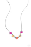 ECLECTIC Heart - Brown Necklace - Paparazzi Accessories Necklace Bedazzle Me Pretty Mobile Fashion Boutique