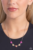 ECLECTIC Heart - Brown Necklace - Paparazzi Accessories Necklace Bedazzle Me Pretty Mobile Fashion Boutique