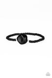 Eco Eccentricity - Black Bracelet - Paparazzi Accessories Bracelet Bedazzle Me Pretty Mobile Fashion Boutique