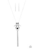 Eco Echoes - Black Necklace - Paparazzi Accessories Necklace Bedazzle Me Pretty Mobile Fashion Boutique