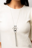 Eco Echoes - Black Necklace - Paparazzi Accessories Necklace Bedazzle Me Pretty Mobile Fashion Boutique