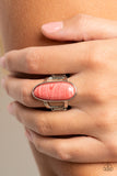 Eco Expression - Pink Ring - Paparazzi Accessories Ring Bedazzle Me Pretty Mobile Fashion Boutique