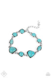 Eco-Friendly Fashionista - Blue Bracelet - Paparazzi Accessories Bracelet Bedazzle Me Pretty Mobile Fashion Boutique