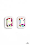 Edgy Emeralds - Multi Post Earrings - Paparazzi Accessories Post Earrings Bedazzle Me Pretty Mobile Fashion Boutique