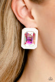 Edgy Emeralds - Multi Post Earrings - Paparazzi Accessories Post Earrings Bedazzle Me Pretty Mobile Fashion Boutique