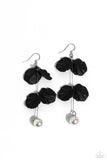 Edwardian Era - Black Earrings - Paparazzi Accessories Earrings Bedazzle Me Pretty Mobile Fashion Boutique