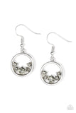 Effortlessly Effervescent - Silver Earrings - Paparazzi Accessories Earrings Bedazzle Me Pretty Mobile Fashion Boutique