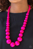 Effortlessly Everglades - Pink Necklace - Paparazzi Accessories Necklace Bedazzle Me Pretty Mobile Fashion Boutique