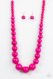 Effortlessly Everglades - Pink Necklace - Paparazzi Accessories Necklace Bedazzle Me Pretty Mobile Fashion Boutique