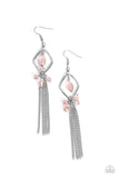 Effulgent Era - Pink Earrings - Paparazzi Accessories Earrings Bedazzle Me Pretty Mobile Fashion Boutique