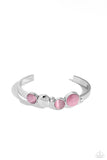 Elegant Escapade - Pink Bracelet - Paparazzi Accessories Bracelet Bedazzle Me Pretty Mobile Fashion Boutique
