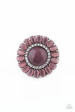 Elegantly Eden - Purple Ring - Paparazzi Accessories Ring Bedazzle Me Pretty Mobile Fashion Boutique