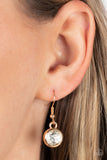 Elegantly Elite - Gold Necklace - Paparazzi Accessories Necklace Bedazzle Me Pretty Mobile Fashion Boutique