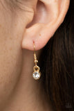 Elegantly Entrancing - Gold Necklace - Paparazzi Accessories Necklace Bedazzle Me Pretty Mobile Fashion Boutique