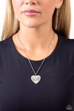 Elevated Embrace - Orange Necklace - Paparazzi Accessories Necklace Bedazzle Me Pretty Mobile Fashion Boutique