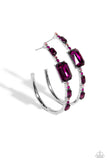 Elite Ensemble - Pink Earrings - Paparazzi Accessories Earrings Bedazzle Me Pretty Mobile Fashion Boutique