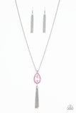 Elite Shine - Pink Necklace - Paparazzi Accessories Necklace Bedazzle Me Pretty Mobile Fashion Boutique