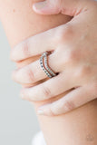 Elite Squad - Silver Ring - Paparazzi Accessories Ring Bedazzle Me Pretty Mobile Fashion Boutique