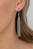 Elliptical Episode - Blue Necklace - Paparazzi Accessories Necklace Bedazzle Me Pretty Mobile Fashion Boutique