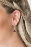 Eloquently Eloquent - Purple Necklace - Paparazzi Accessories Necklace Bedazzle Me Pretty Mobile Fashion Boutique