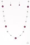 Eloquently Eloquent - Purple Necklace - Paparazzi Accessories Necklace Bedazzle Me Pretty Mobile Fashion Boutique