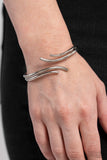 Elven Elegance - Silver Bracelet - Paparazzi Accessories Bracelet Bedazzle Me Pretty Mobile Fashion Boutique