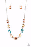 Emerald Envy - Multi Necklace - Paparazzi Accessories Necklace Bedazzle Me Pretty Mobile Fashion Boutique