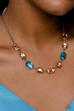 Emerald Envy - Multi Necklace - Paparazzi Accessories Necklace Bedazzle Me Pretty Mobile Fashion Boutique